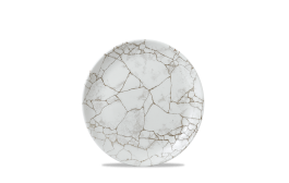 Kintsugi Agate Grey Coupe Plate